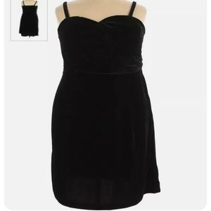 Lane Bryant Dress, Size 20, Velvet black cocktail dress